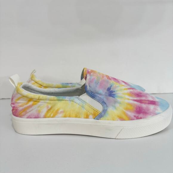 Skechers Street Poppy Tie Dye Memory Foam Hippie Hype Slip On Sneakers Size 10 - Picture 4 of 10